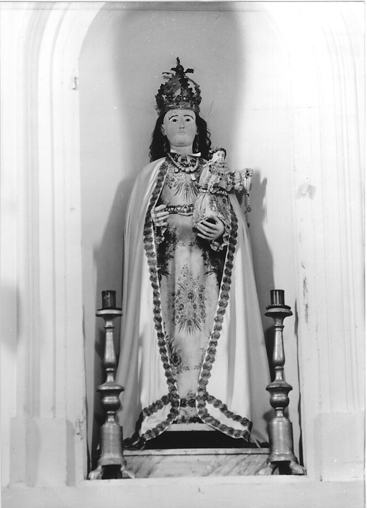 Madonna con Bambino (statua) - ambito abruzzese (seconda metà sec. XVIII)