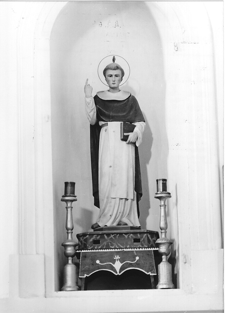 San Vincenzo Ferreri (statua) - ambito abruzzese (sec. XVIII)