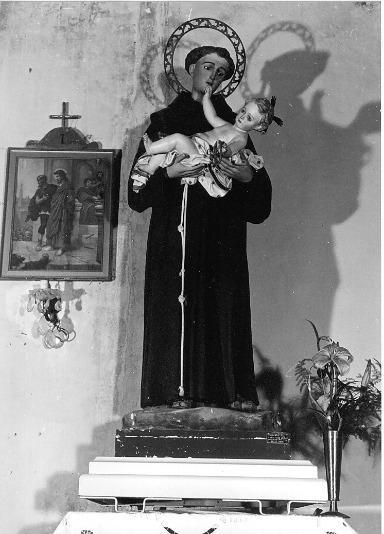 Sant'Antonio da Padova (statua) di Guacci Luigi - ambito pugliese (prima metà sec. XX)
