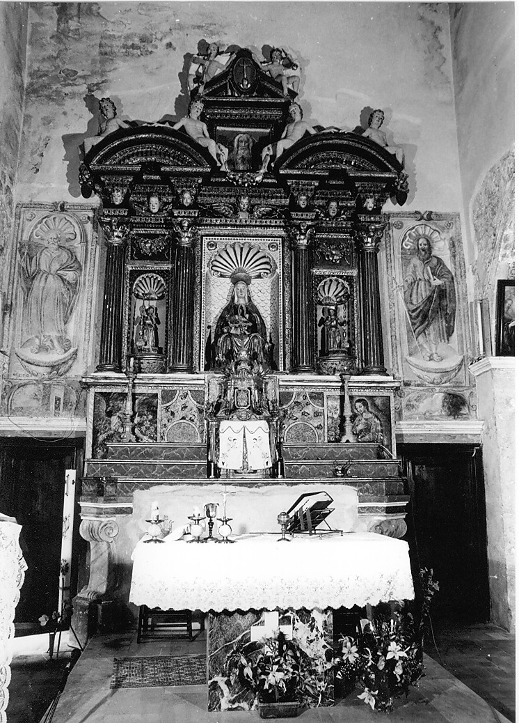 altare maggiore - ambito abruzzese (sec. XVII)