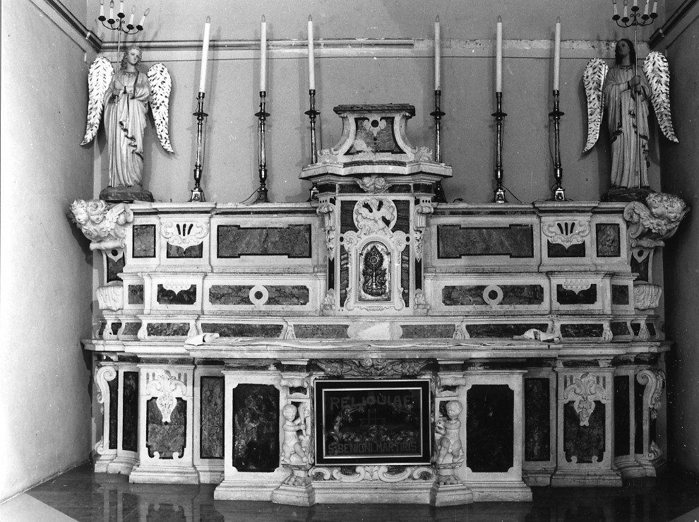 altare maggiore - produzione pescolana (sec. XVIII)