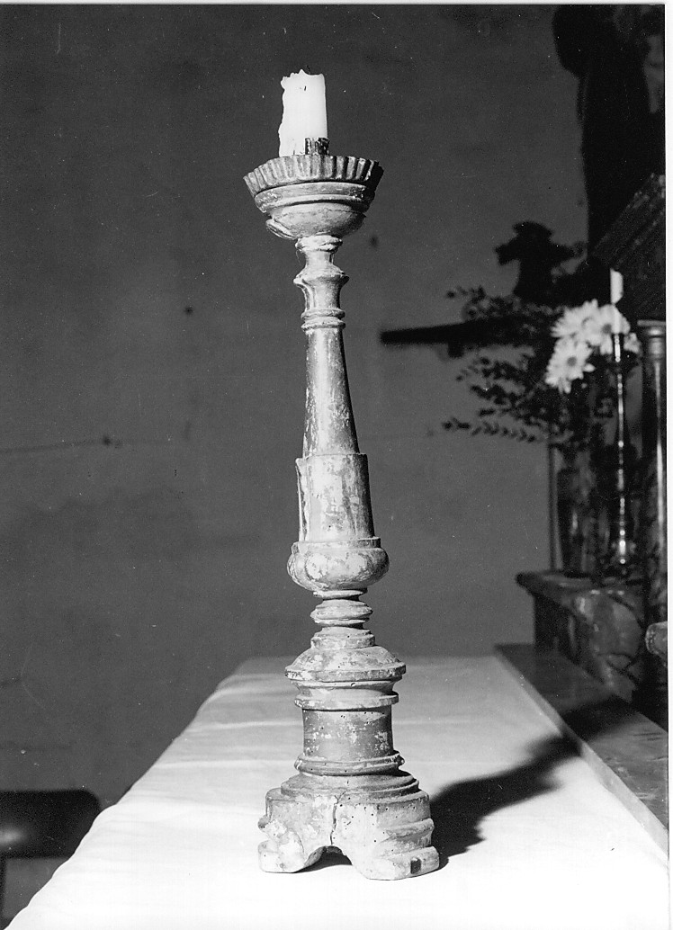 candeliere, serie - manifattura abruzzese (sec. XVII)