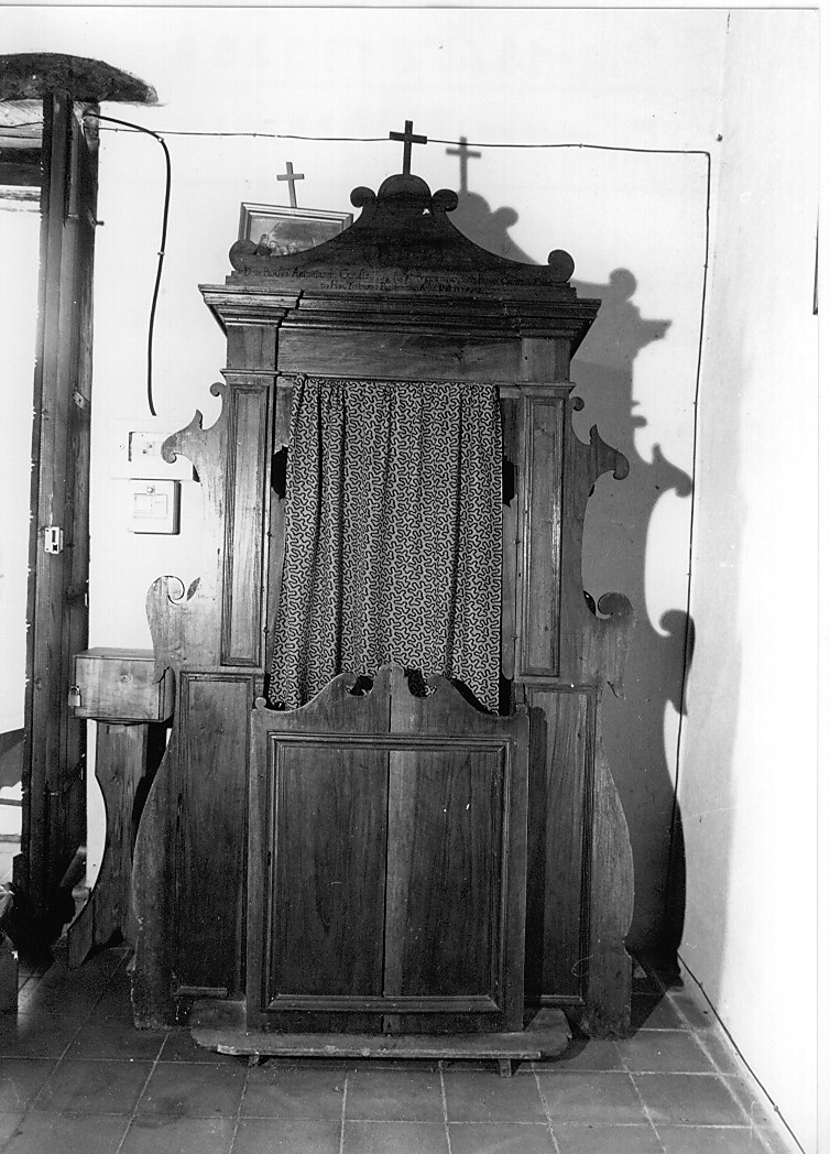 confessionale - ambito Italia centrale (sec. XVIII)