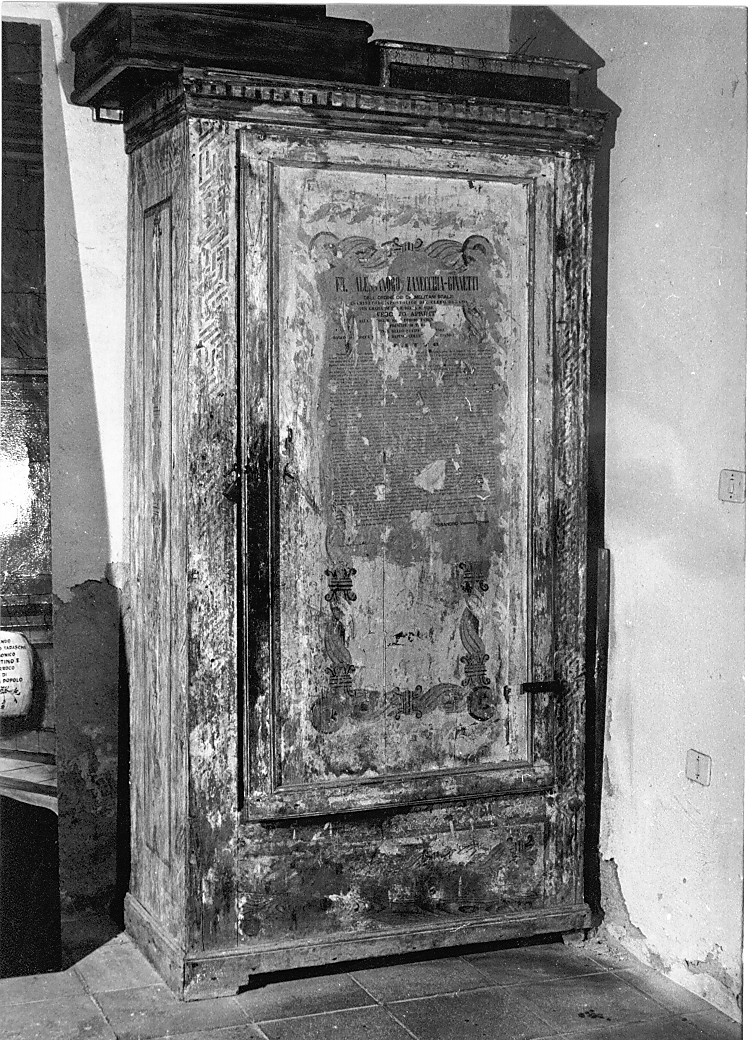 armadio - ambito abruzzese (sec. XVIII)