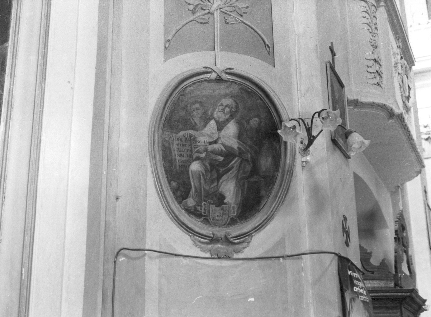 Santo (dipinto, elemento d'insieme) - ambito abruzzese (sec. XVIII)