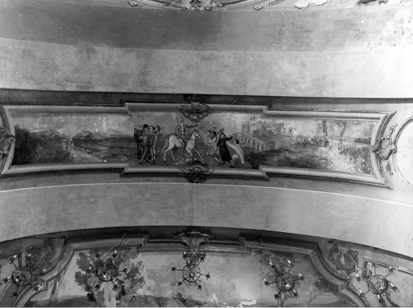 Fiore a cavallo (dipinto, elemento d'insieme) - ambito abruzzese (seconda metà sec. XVIII)