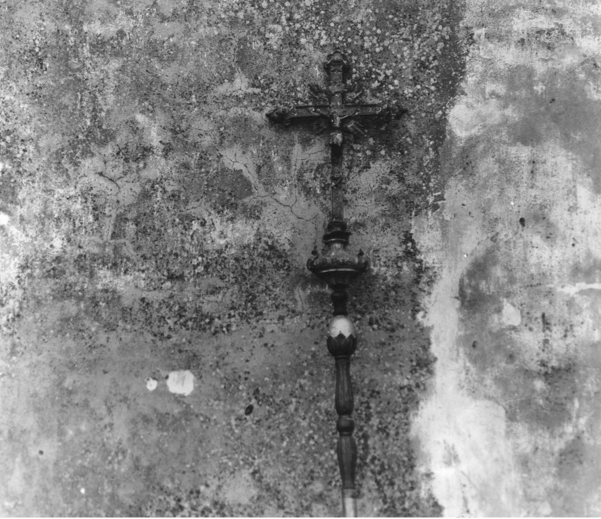 croce processionale, opera isolata - bottega abruzzese (sec. XVIII)