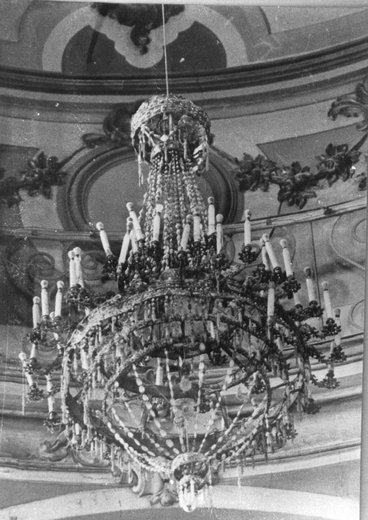 lampadario, opera isolata - bottega abruzzese (fine sec. XVIII)