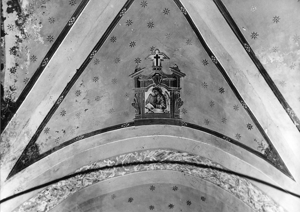 angelo (dipinto, elemento d'insieme) - ambito abruzzese (sec. XVII)