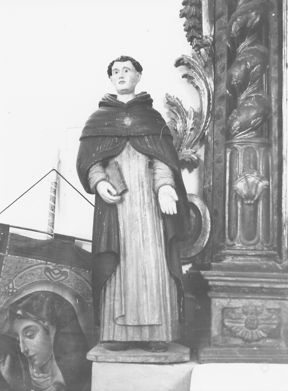 San Domenico (statua, opera isolata) - bottega abruzzese (sec. XVIII)