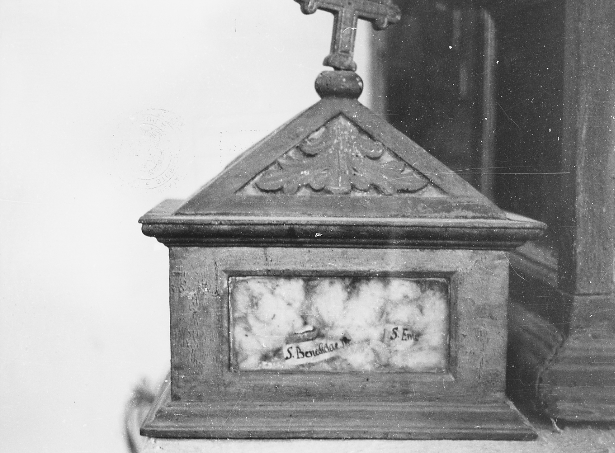 reliquiario, serie - bottega abruzzese (sec. XVIII)