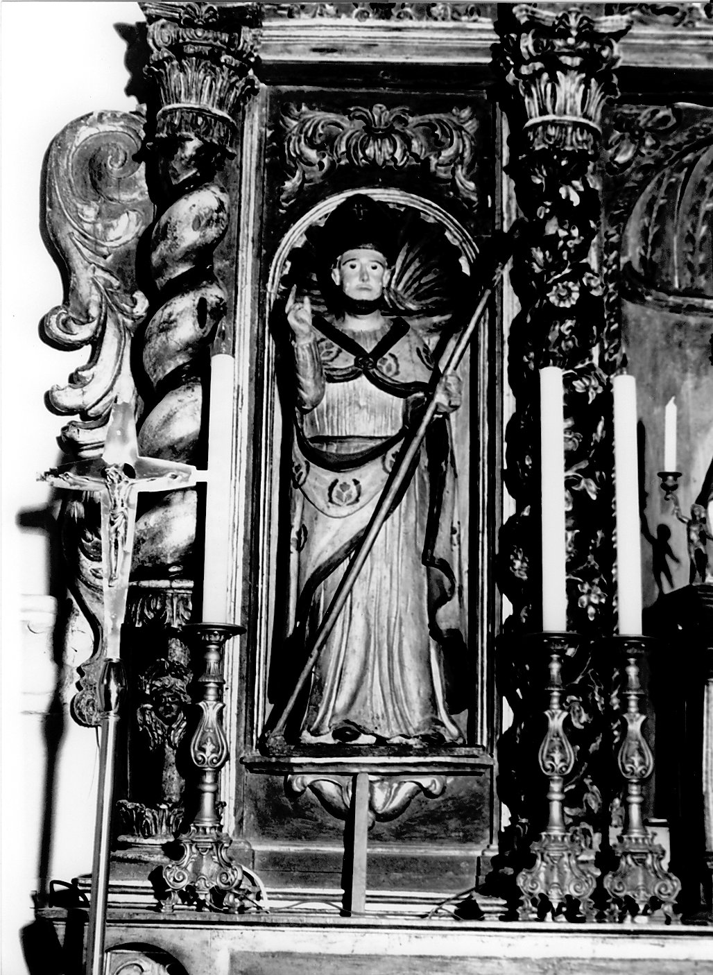 San Martino (scultura, opera isolata) - bottega abruzzese (sec. XVII)
