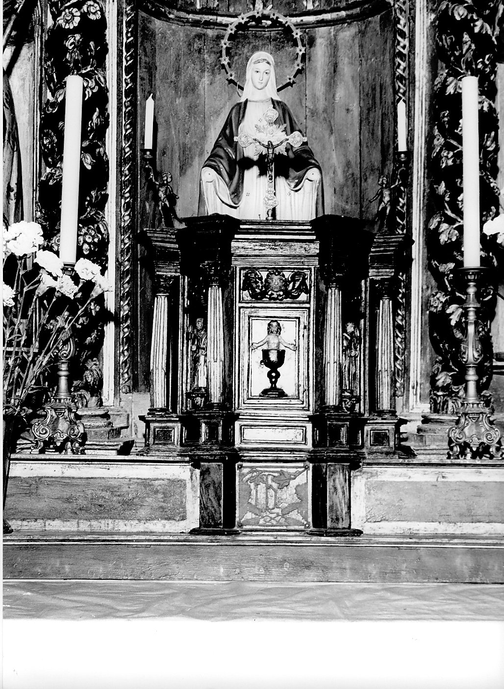 tabernacolo, opera isolata - bottega abruzzese (sec. XVII)