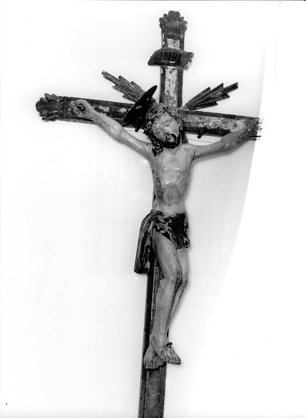 crocifisso, opera isolata - bottega abruzzese (sec. XVII)