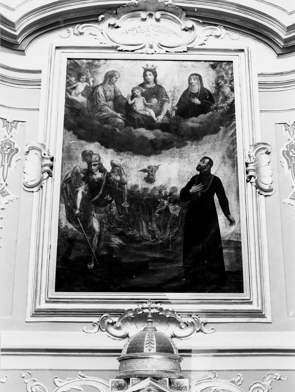 San Michele Arcangelo, Psicopompo, S. Filippo (dipinto, opera isolata) - ambito abruzzese (sec. XVII)