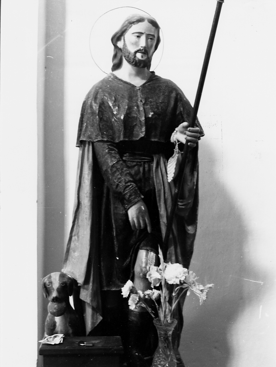 San Rocco (statua, opera isolata) - bottega abruzzese (inizio sec. XIX)