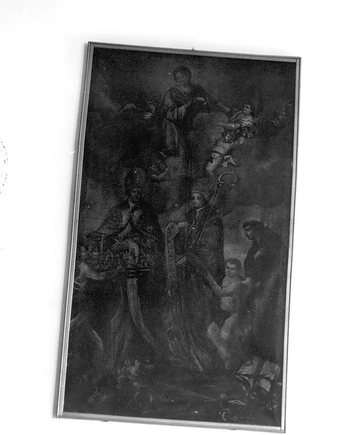 L' Apoteosi di Santa Colomba (dipinto, opera isolata) di Atriensis Albertus (sec. XVIII)