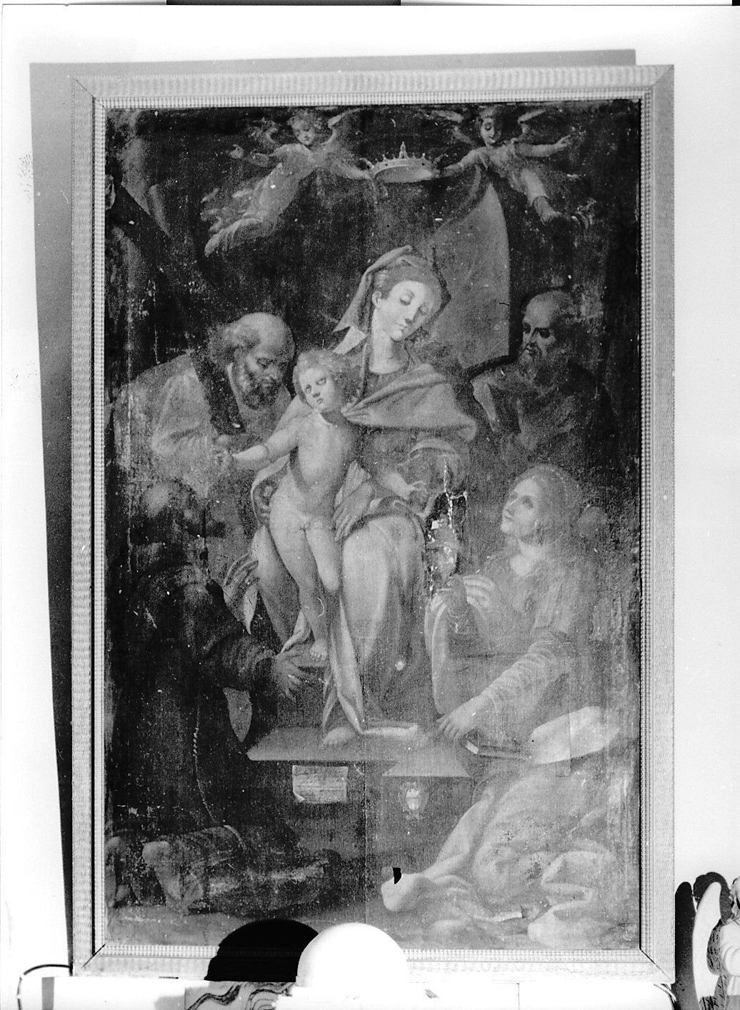 incoronazione di Maria Vergine (pala d'altare, opera isolata) - ambito Italia centrale (sec. XVII)
