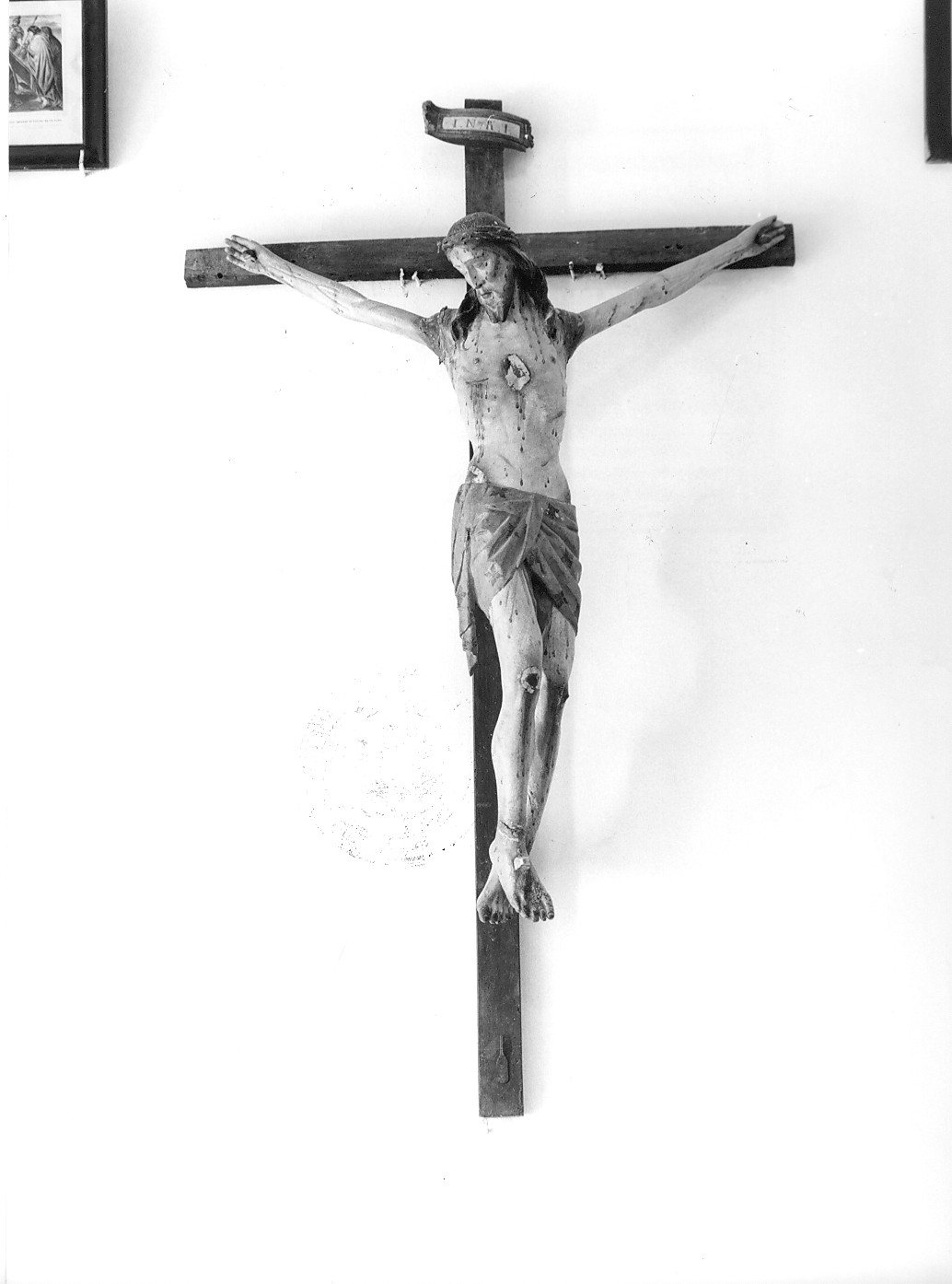 crocifisso, opera isolata - bottega abruzzese (sec. XVII)