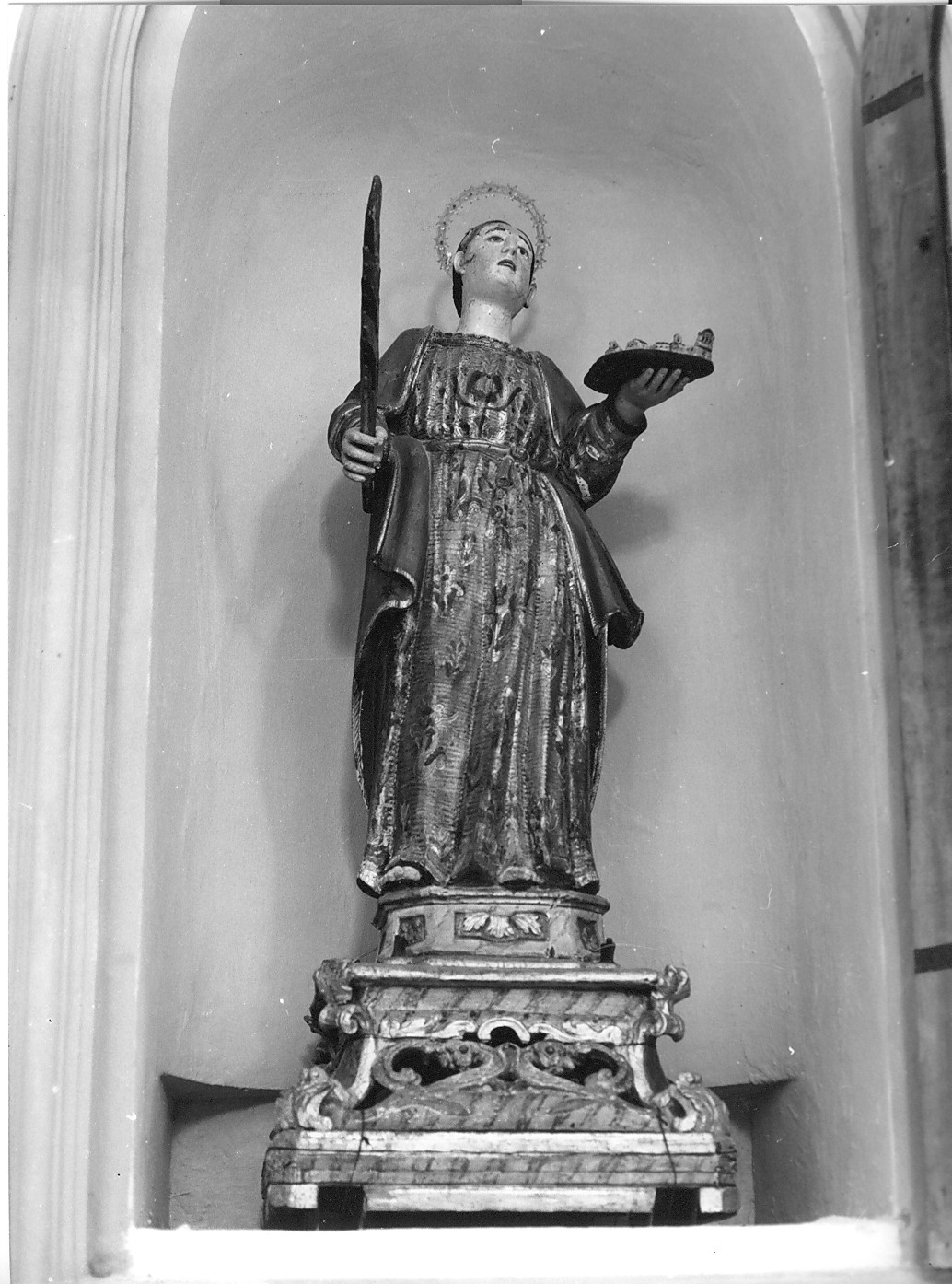 Santa Rufina (statua, opera isolata) - bottega abruzzese (fine/inizio secc. XVII/ XVIII)