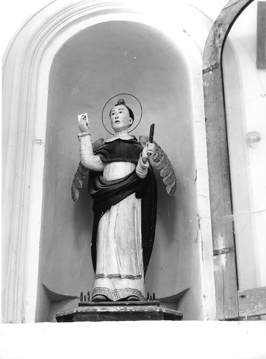 San Vincenzo Ferreri (statua, opera isolata) - bottega abruzzese (sec. XIX)