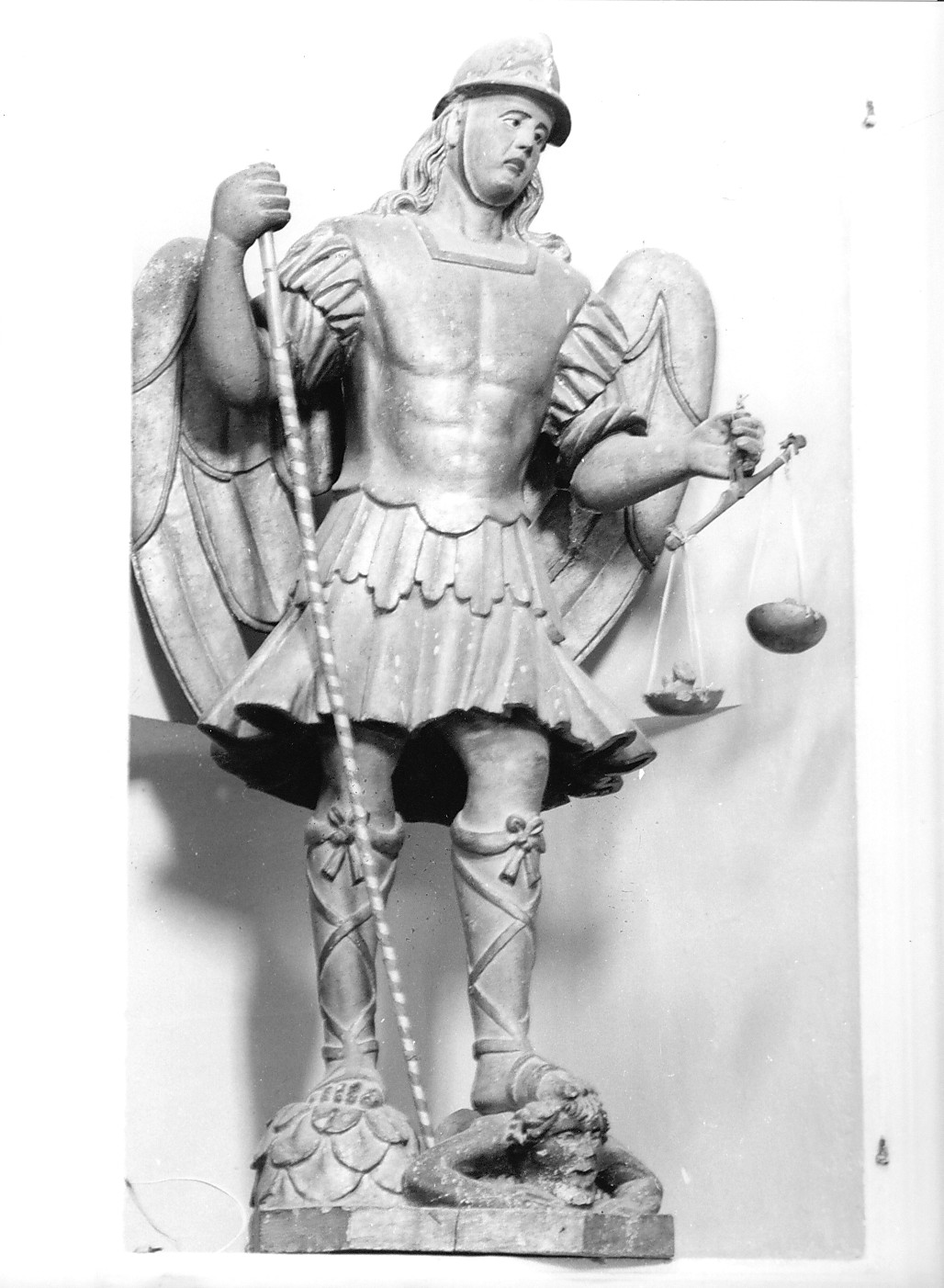 San Michele Arcangelo (statua, opera isolata) - bottega abruzzese (sec. XVII)