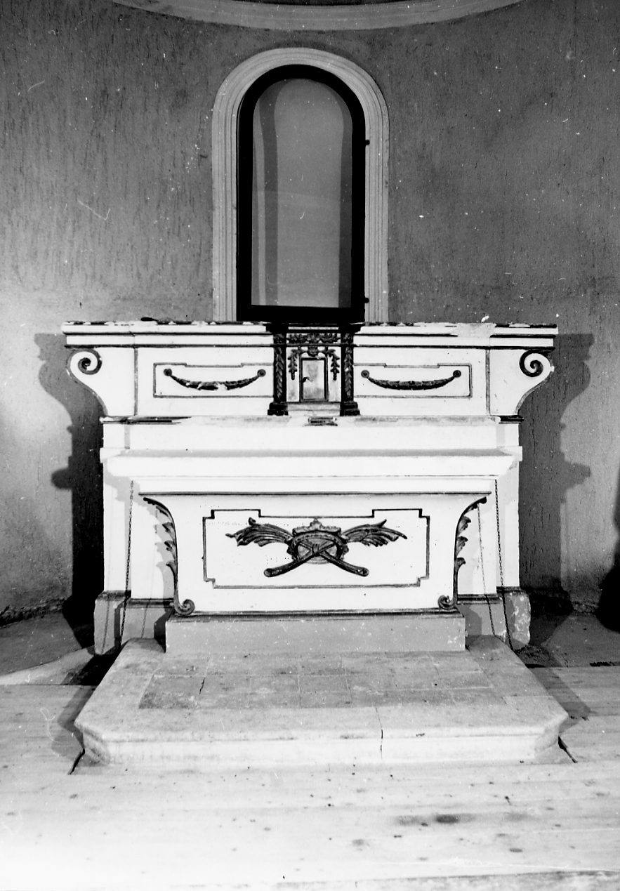 altare maggiore, opera isolata - bottega abruzzese (sec. XIX)