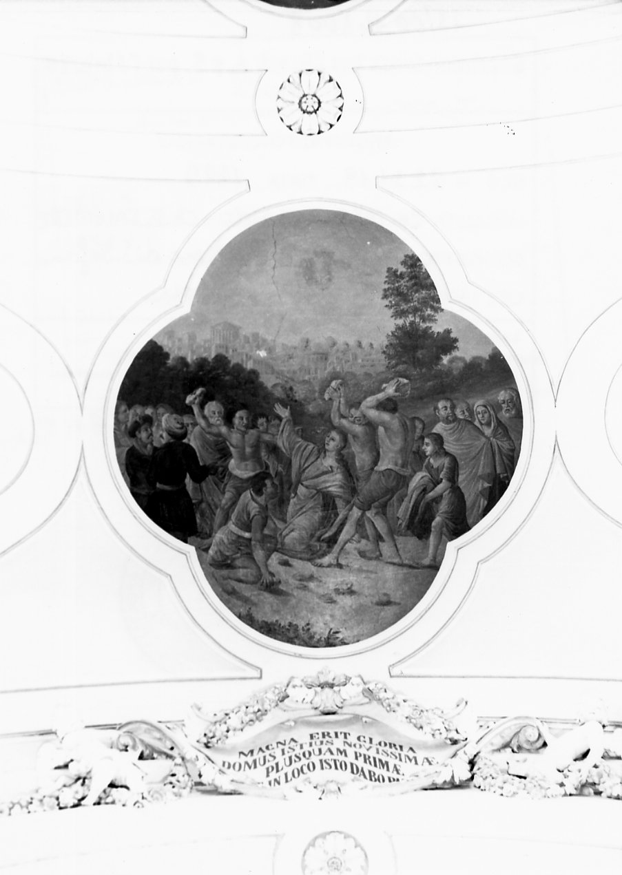 martirio di Santo Stefano (dipinto) - ambito Italia centrale (sec. XIX)