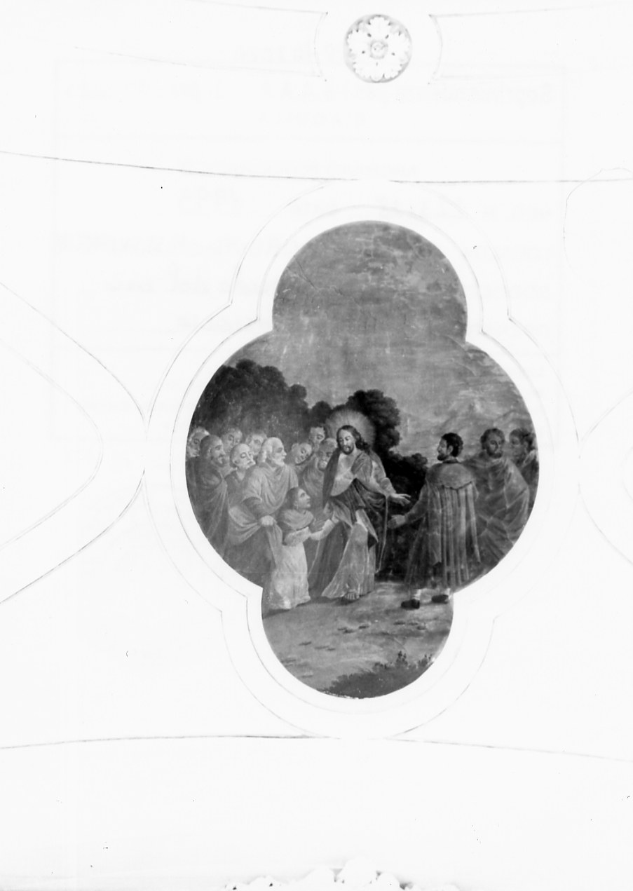 miracolo del cieco (dipinto) di Marchesani (sec. XIX)