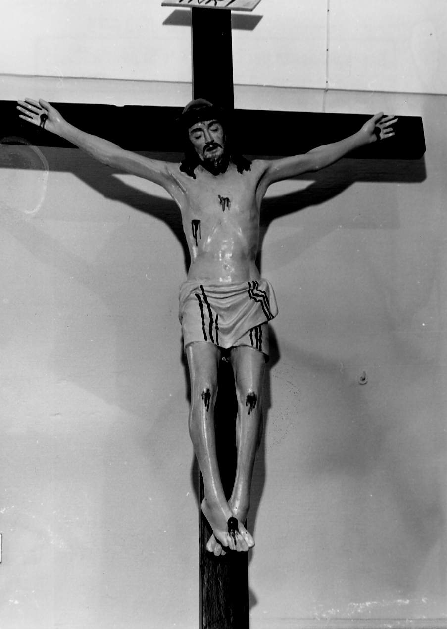 Cristo crocifisso (statua, opera isolata) - ambito Italia centrale (fine/inizio secc. XVIII/ XIX)