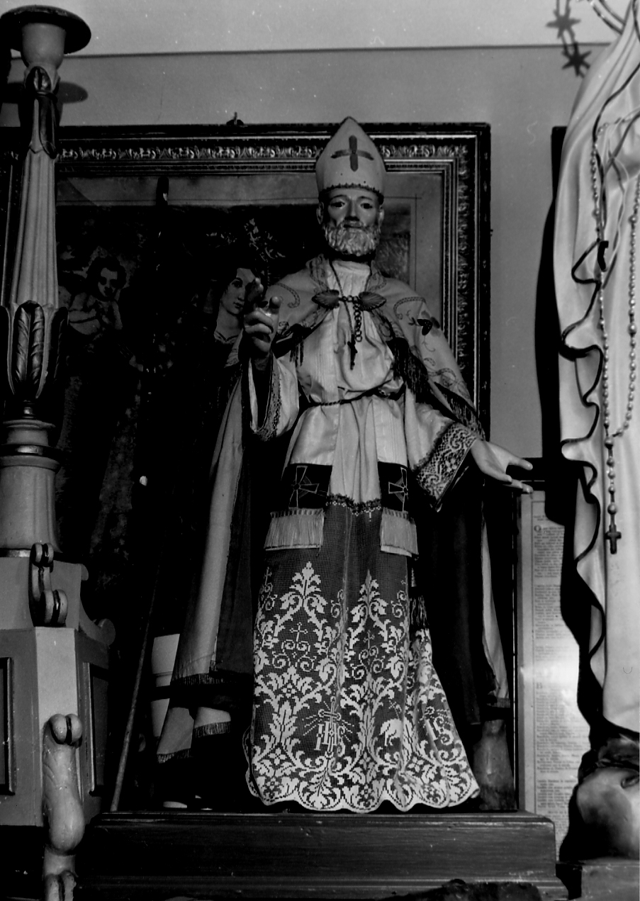 San Biagio (statua, opera isolata) - ambito Italia centrale (sec. XIX)