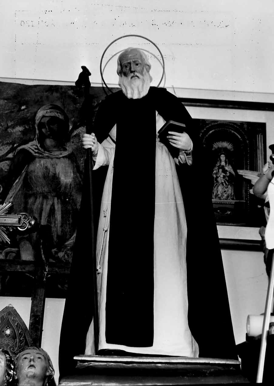 Sant'Antonio Abate (statua, opera isolata) - ambito Italia centrale (sec. XIX)