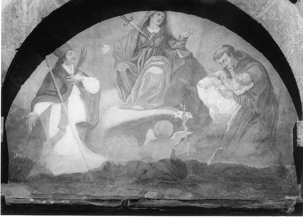 Madonna Addolorata e Santi (dipinto, opera isolata) - ambito Italia centrale (sec. XIX)