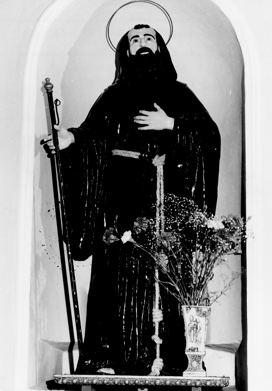 San Francesco di Paola orante (statua, opera isolata) - ambito Italia centrale (fine/inizio secc. XIX/ XX)