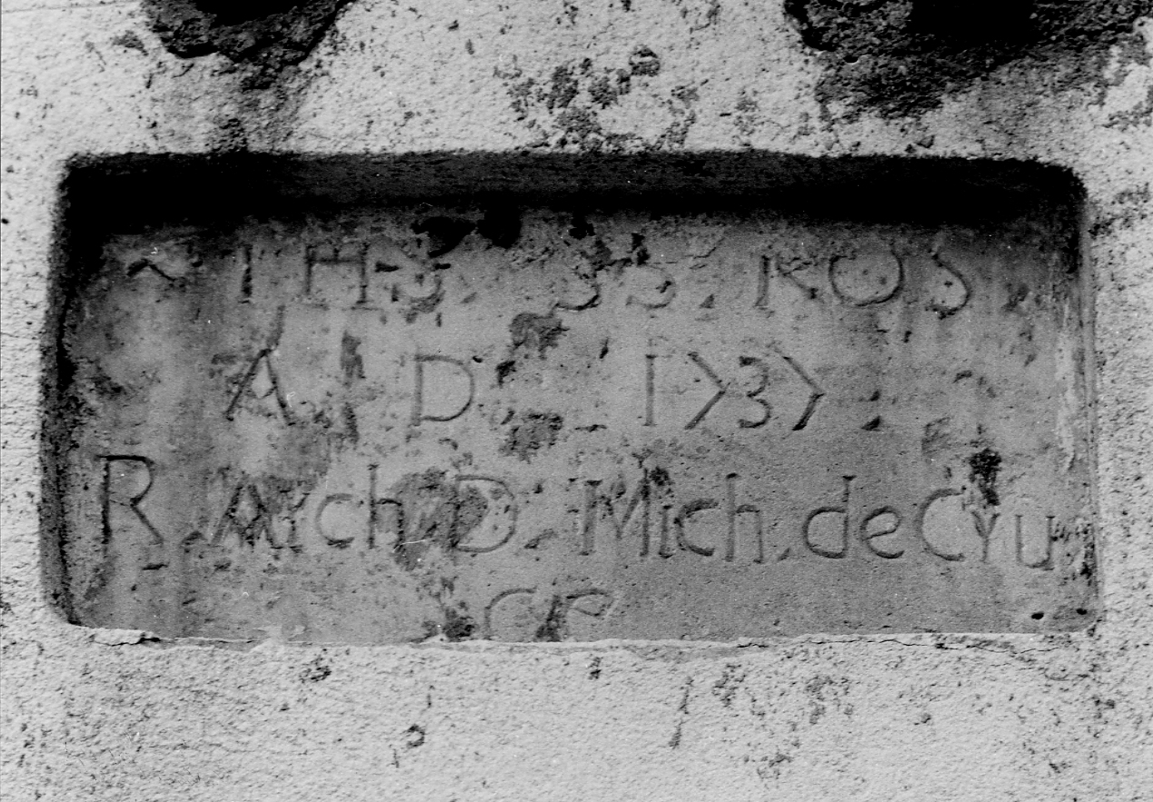 lapide documentaria, opera isolata - ambito Italia centrale (sec. XVIII)