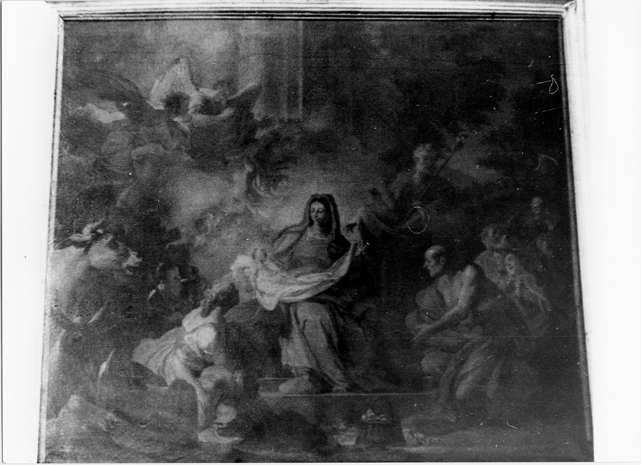 La natività, natività di Gesù (dipinto, opera isolata) di Vaccaro Domenico Antonio (sec. XVIII)