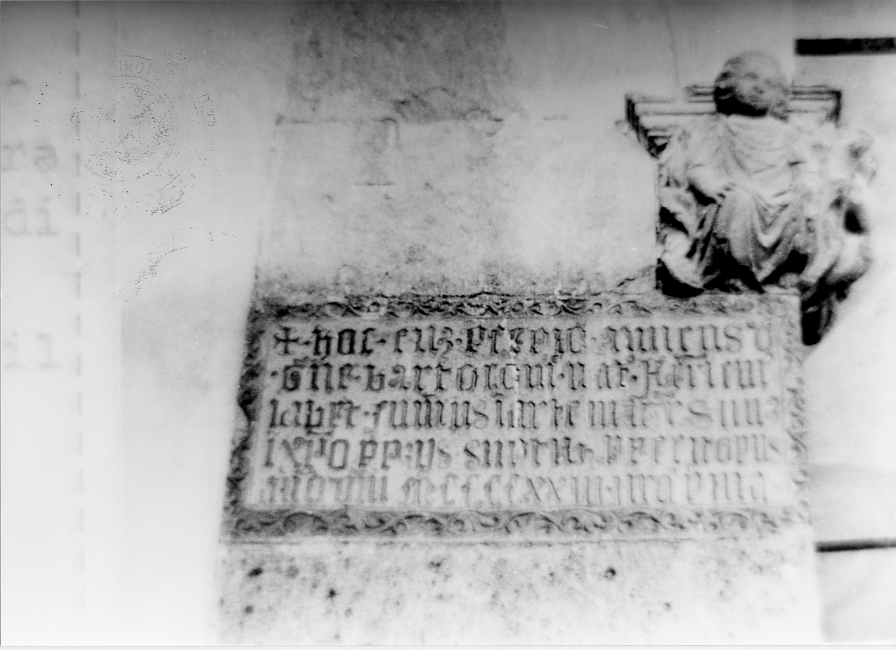 lapide, opera isolata di Bartolomeo (sec. XV)