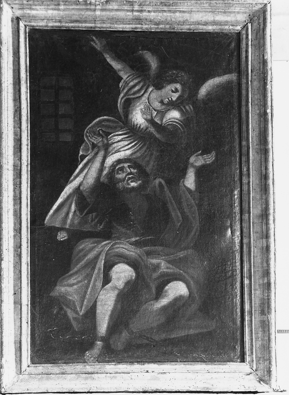 San Pietro liberato dal carcere da un angelo (dipinto) - ambito abruzzese (fine/inizio secc. XVII/ XVIII)