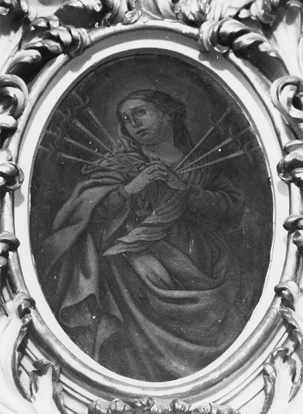 Madonna trafitta da sette spade (dipinto) - ambito abruzzese (sec. XVIII)