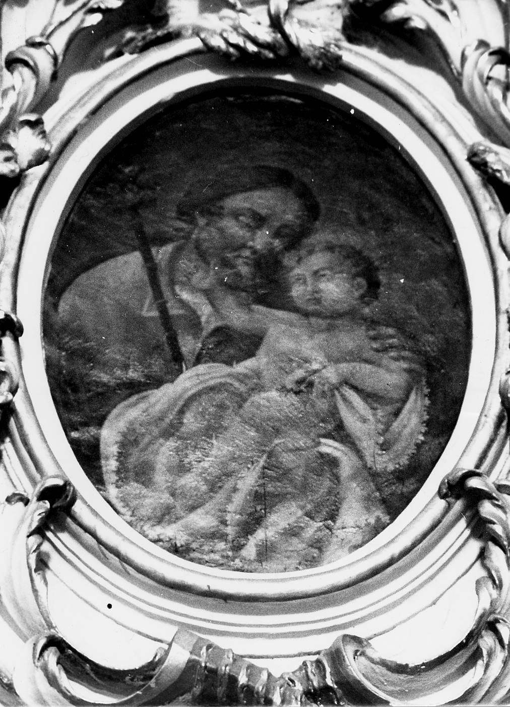 San Giuseppe e Gesù Bambino (dipinto, opera isolata) - ambito abruzzese (sec. XVIII)