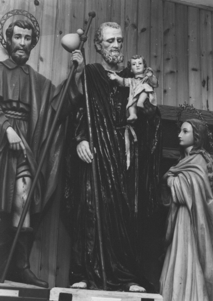 San Giuseppe, santo con bambino (statua, opera isolata) - ambito Italia centrale (sec. XIX)