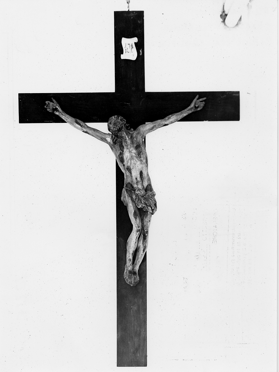 crocifisso, opera isolata - ambito abruzzese (fine/inizio secc. XVIII/ XIX)