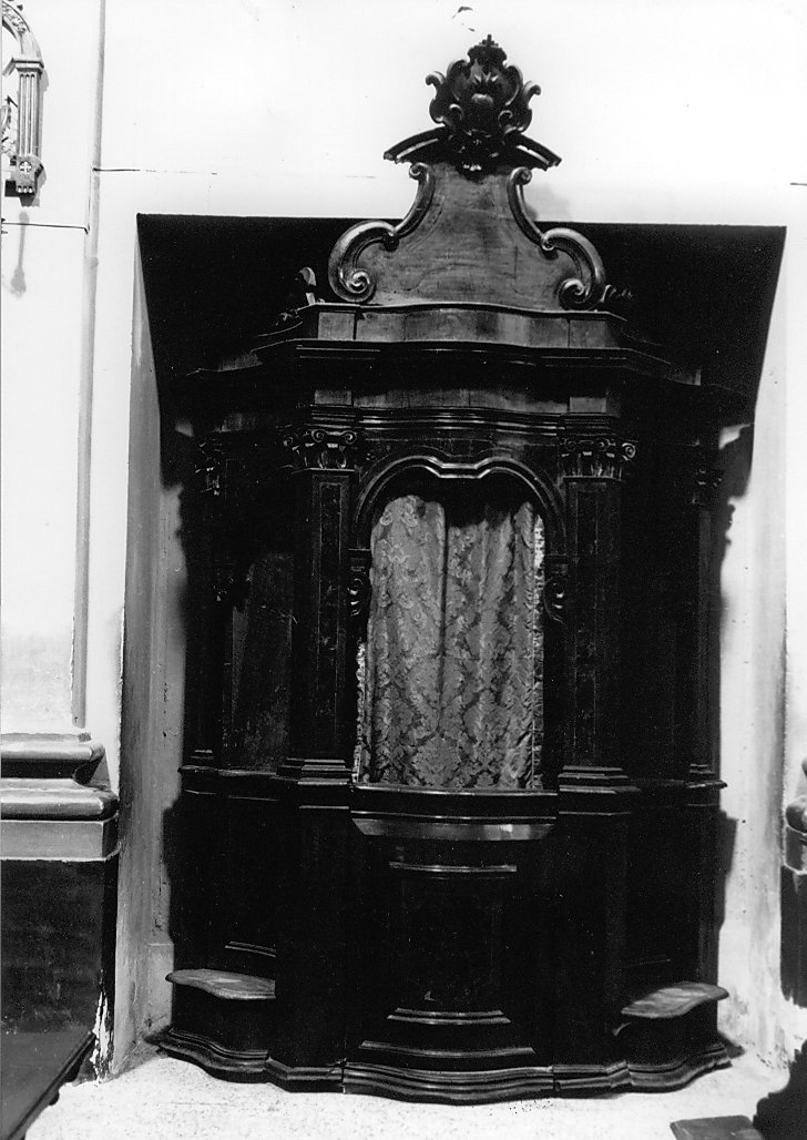 confessionale, opera isolata - ambito abruzzese (seconda metà sec. XVIII)