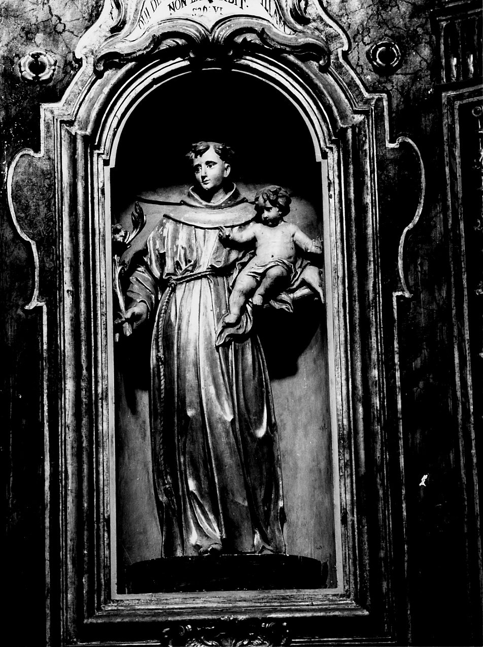 Sant'Antonio da Padova (statua, opera isolata) - ambito Italia centrale (sec. XVIII)