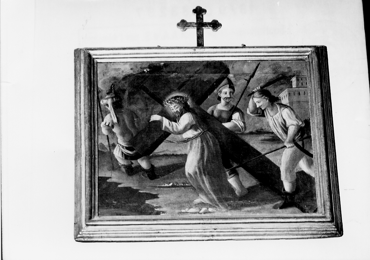 Gesù caricato della croce (dipinto) (sec. XVIII)