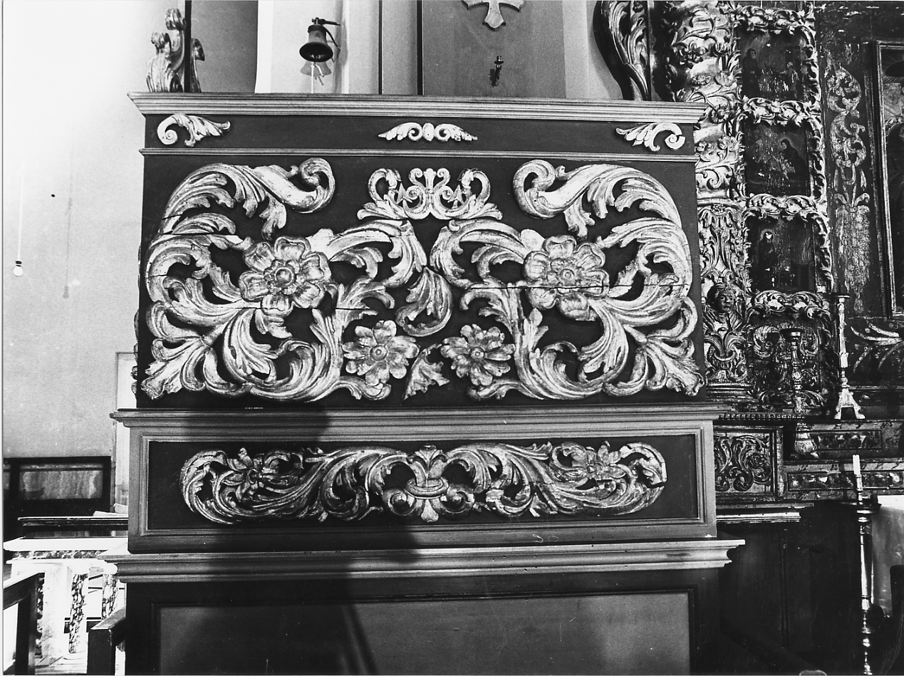 pulpito, opera isolata - ambito Italia centrale (sec. XVIII)