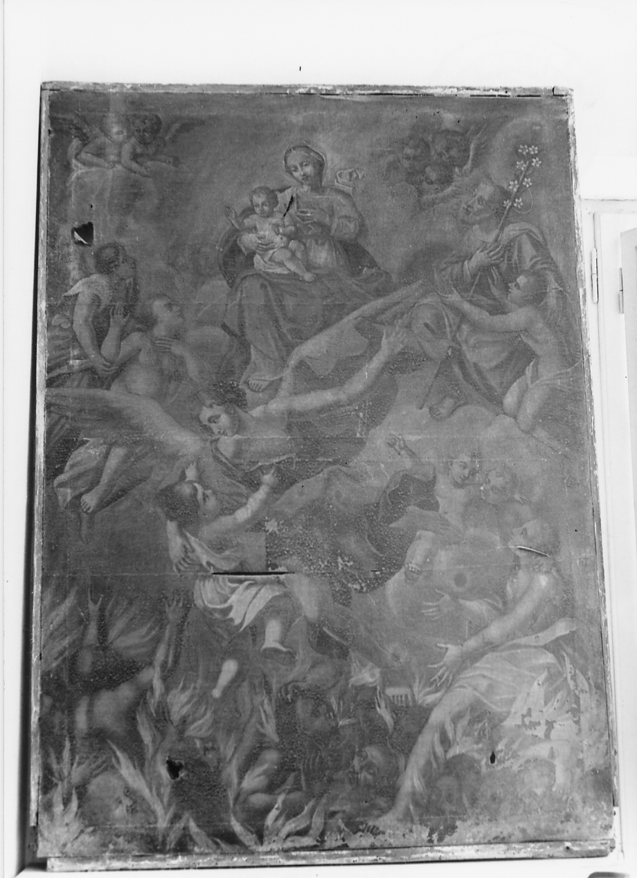 anime purganti (dipinto, opera isolata) - ambito Italia centrale (sec. XVII)