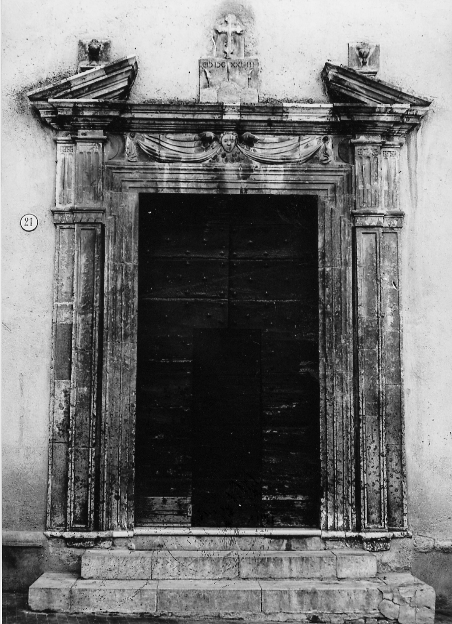 mostra di portale, opera isolata - ambito Italia centrale (sec. XVII)