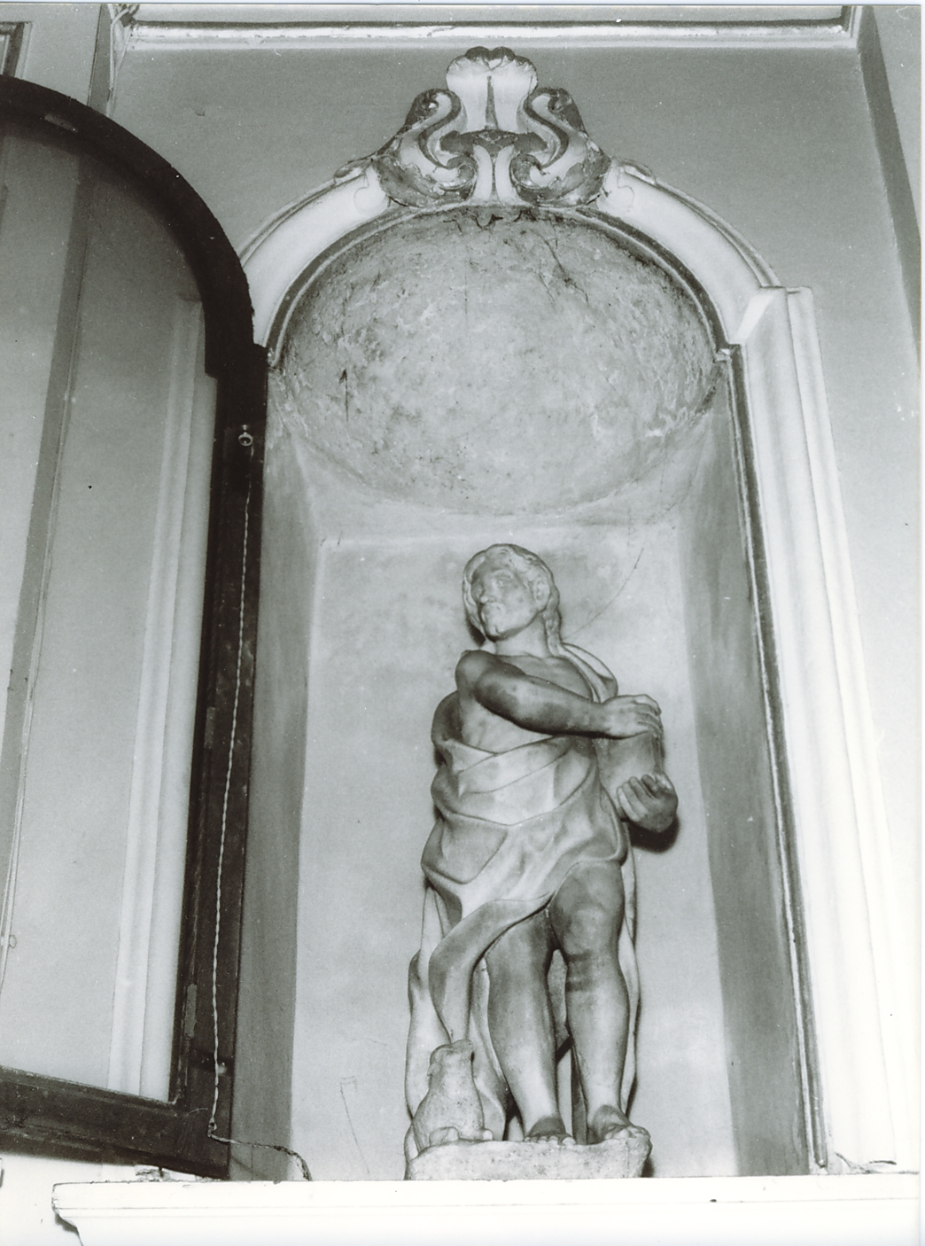 Santo con agnello (statua, opera isolata) - ambito Italia centrale (sec. XVIII)
