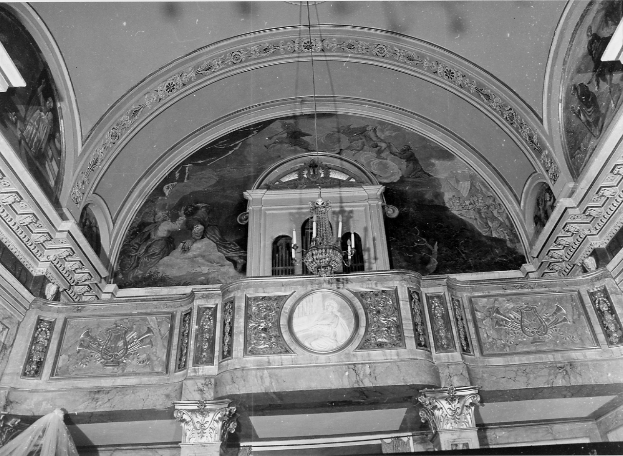 presentazione delle tavole a Mosè (dipinto) - ambito Italia centrale (sec. XIX)